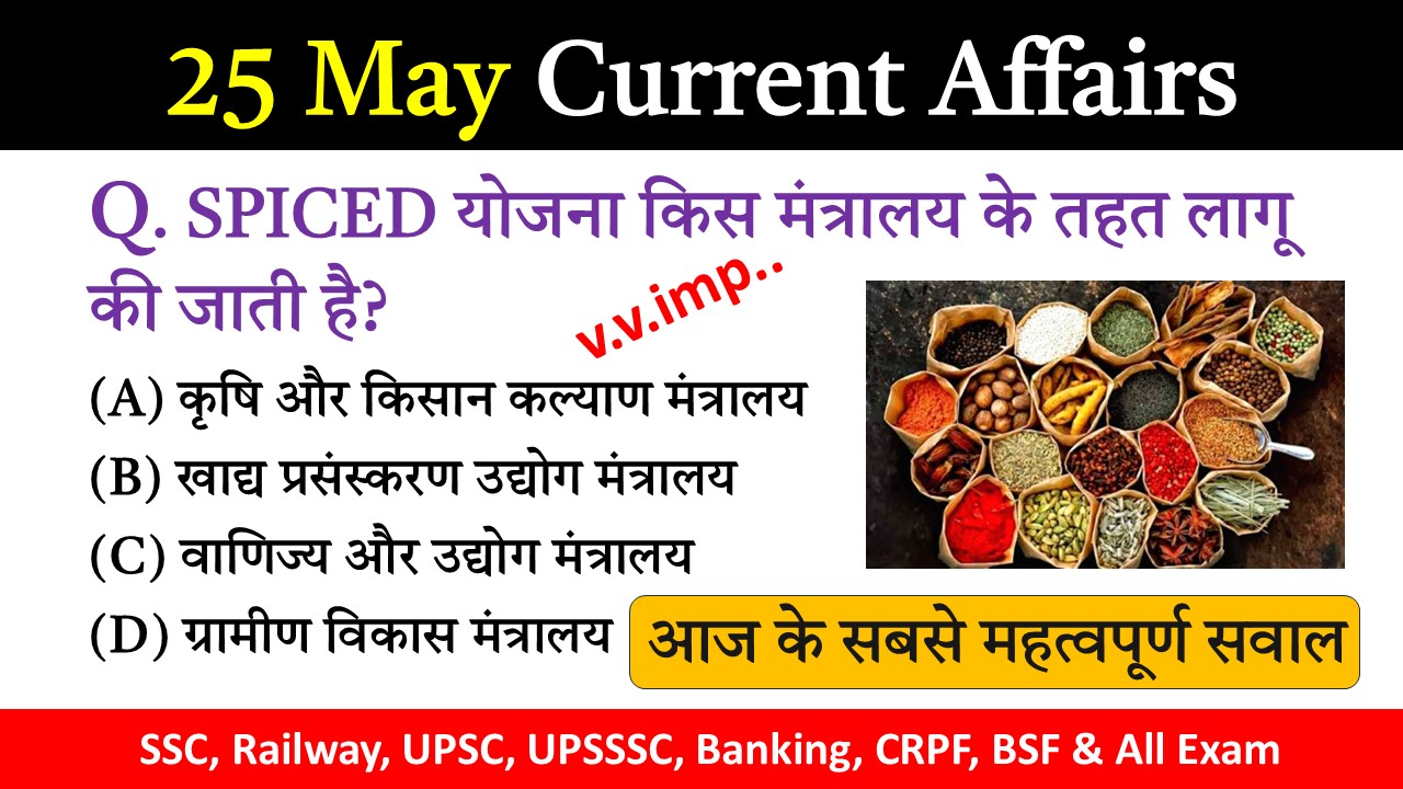 25 May 2025 Current Affairs